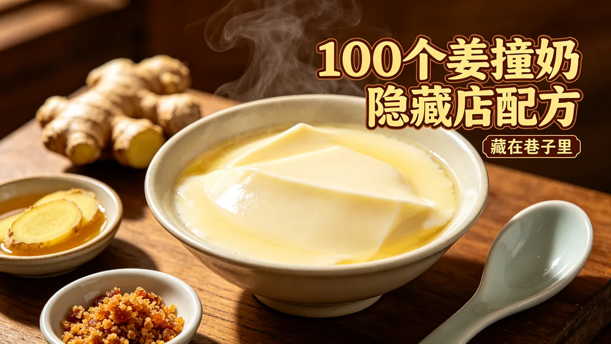 100个姜撞奶隐藏店配方 藏在巷子里