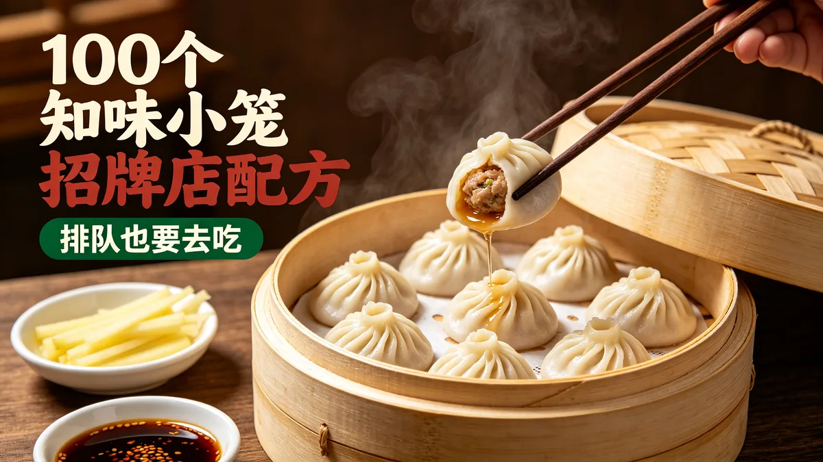100个知味小笼招牌店配方 排队也要去吃