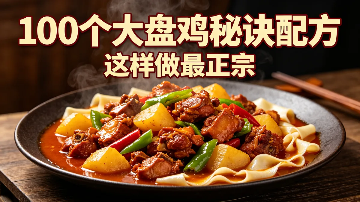 100个大盘鸡秘诀配方 这样做最正宗