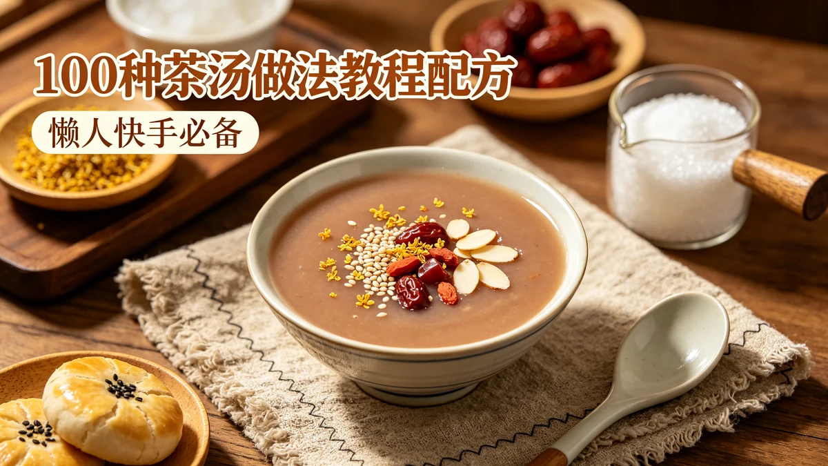 100种茶汤做法教程配方 懒人快手必备