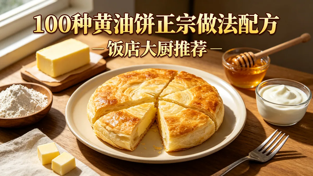 100种黄油饼正宗做法配方 饭店大厨推荐