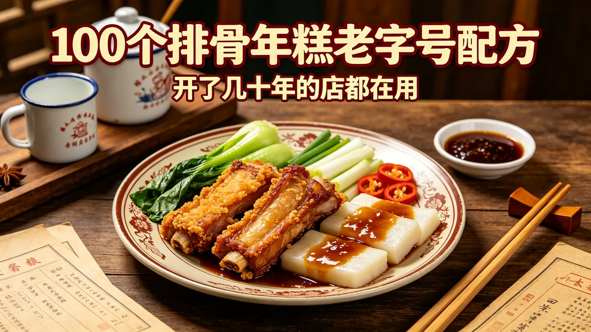 100个排骨年糕老字号配方 开了几十年的店都在用