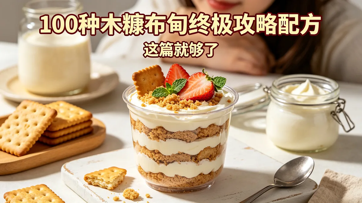 100种木糠布甸终极攻略配方 这篇就够了