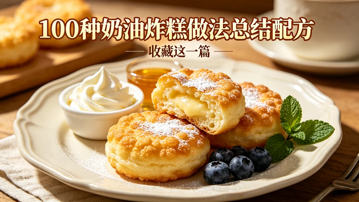 100种奶油炸糕做法总结配方 收藏这一篇