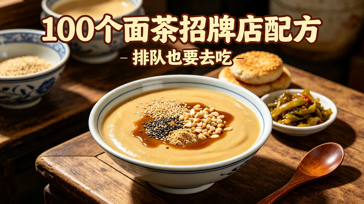 100个面茶招牌店配方 排队也要去吃