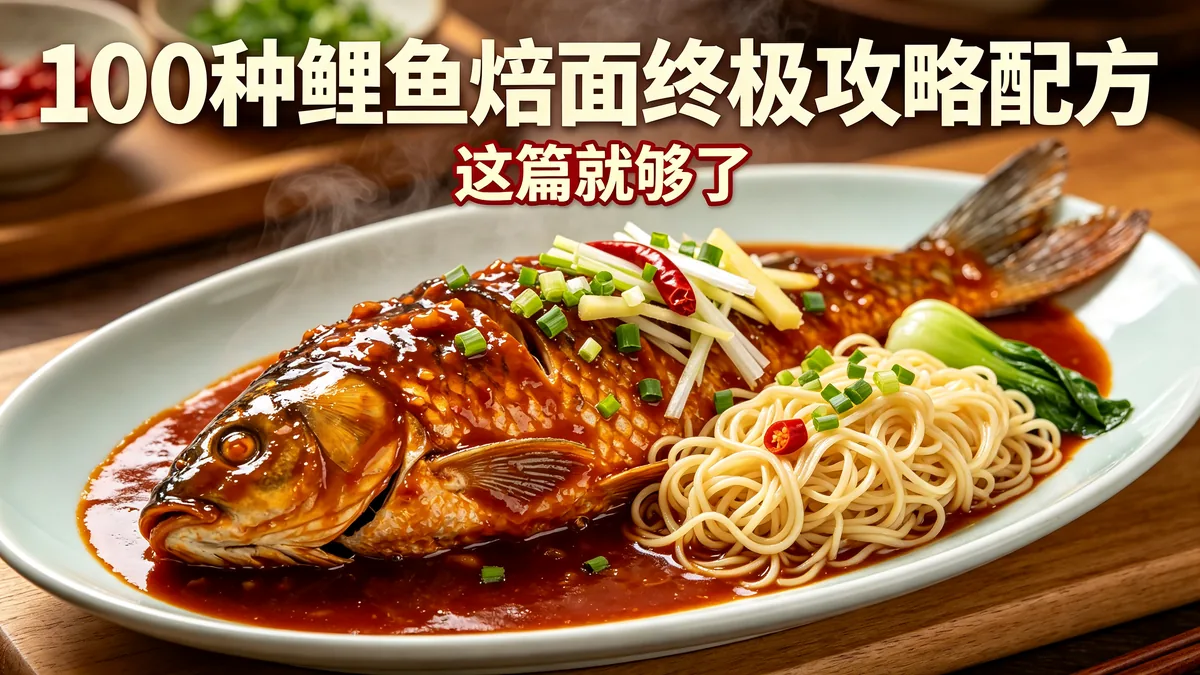 100种鲤鱼焙面终极攻略配方 这篇就够了