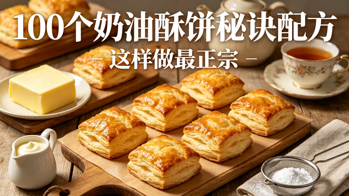 100个奶油酥饼秘诀配方 这样做最正宗