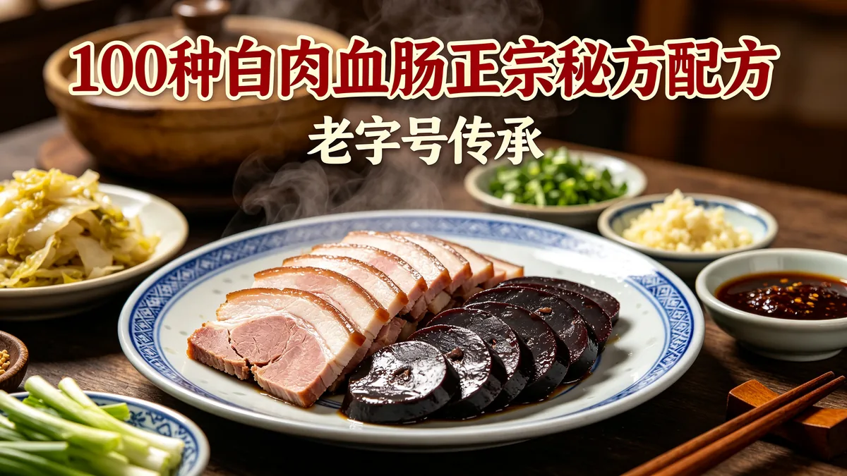 100种白肉血肠正宗秘方配方 老字号传承