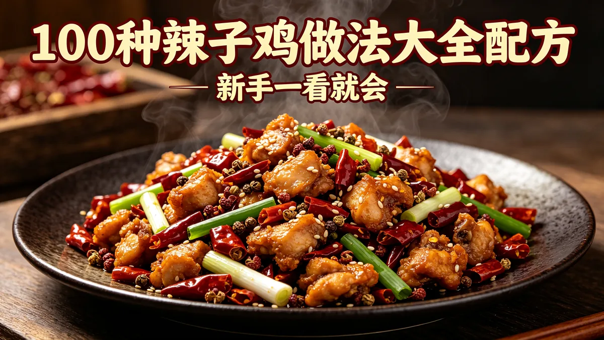 100种辣子鸡做法大全配方 新手一看就会