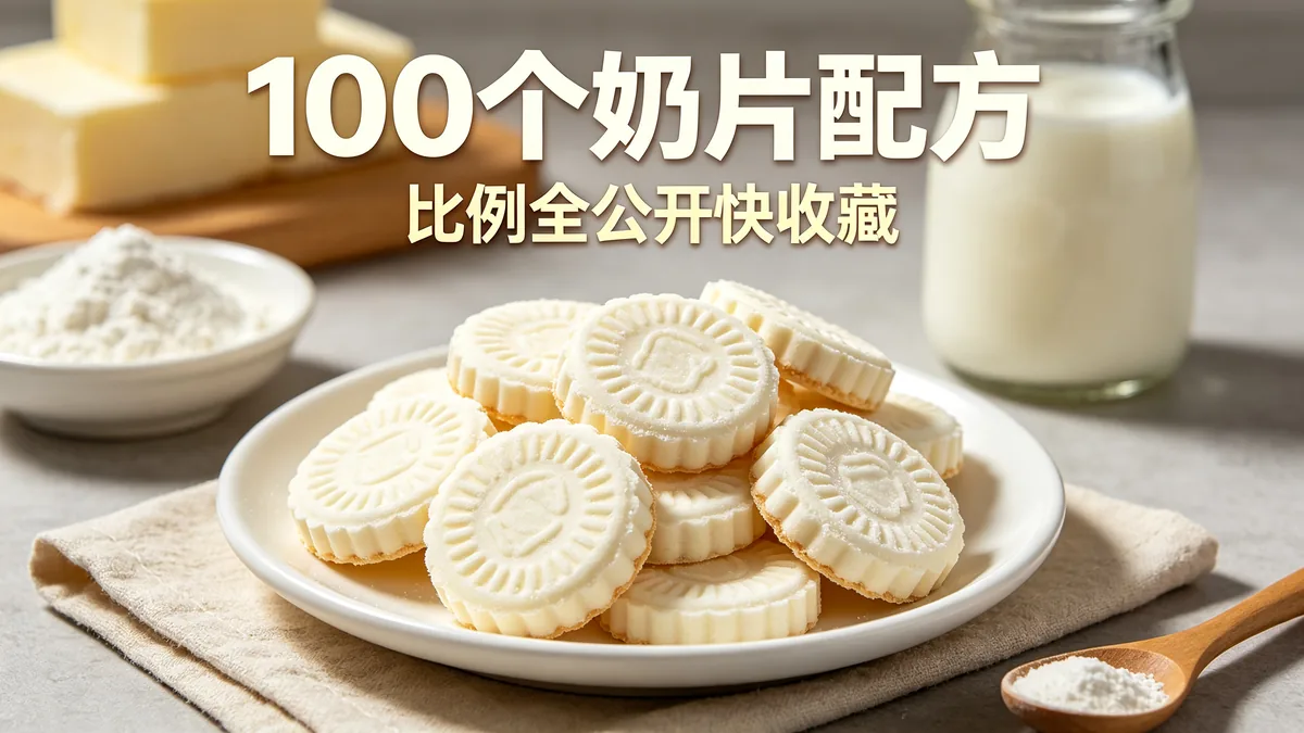 100个奶片配方 比例全公开快收藏