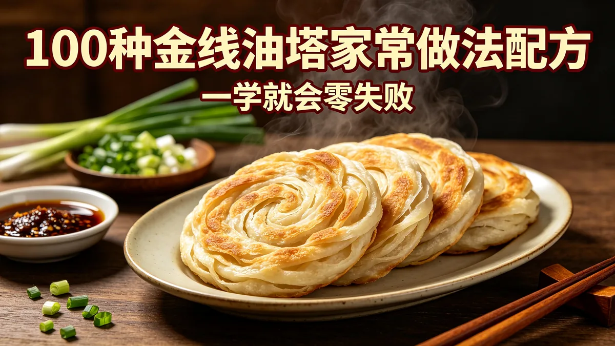 100种金线油塔家常做法配方 一学就会零失败