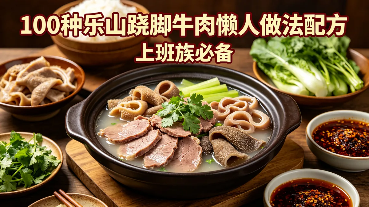 100种乐山跷脚牛肉懒人做法配方 上班族必备