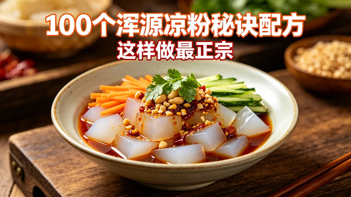 100个浑源凉粉秘诀配方 这样做最正宗