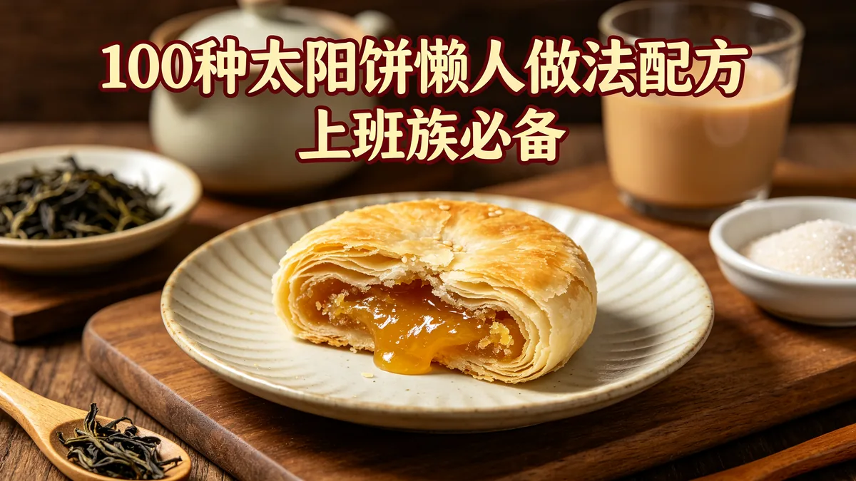 100种太阳饼懒人做法配方 上班族必备