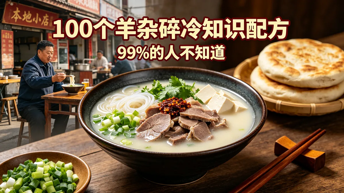 100个羊杂碎冷知识配方 99%的人不知道