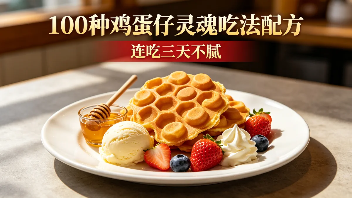 100种鸡蛋仔灵魂吃法配方 连吃三天不腻