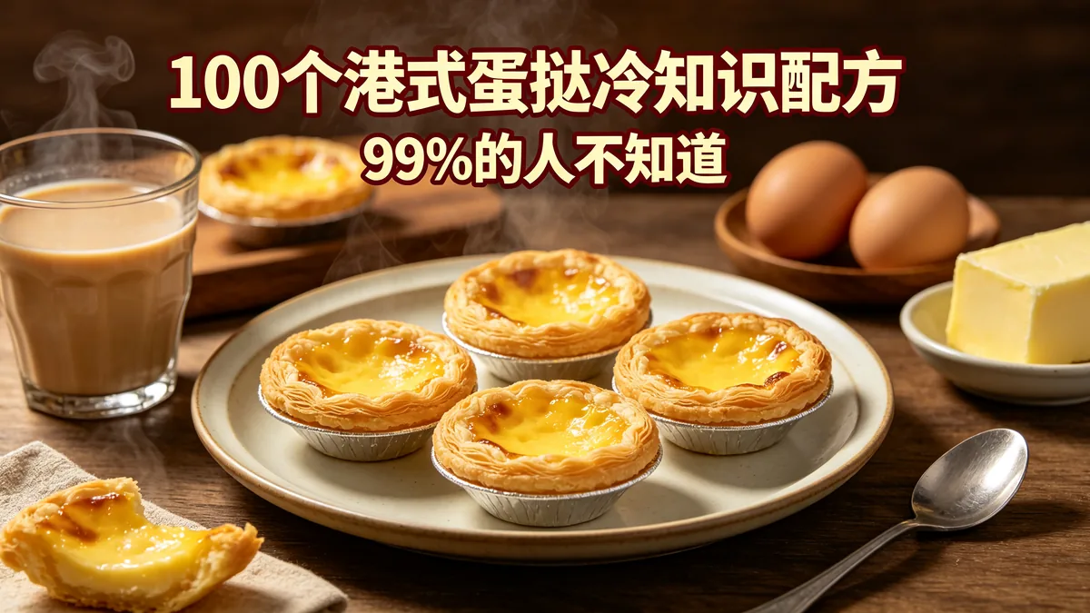 100个港式蛋挞冷知识配方 99%的人不知道
