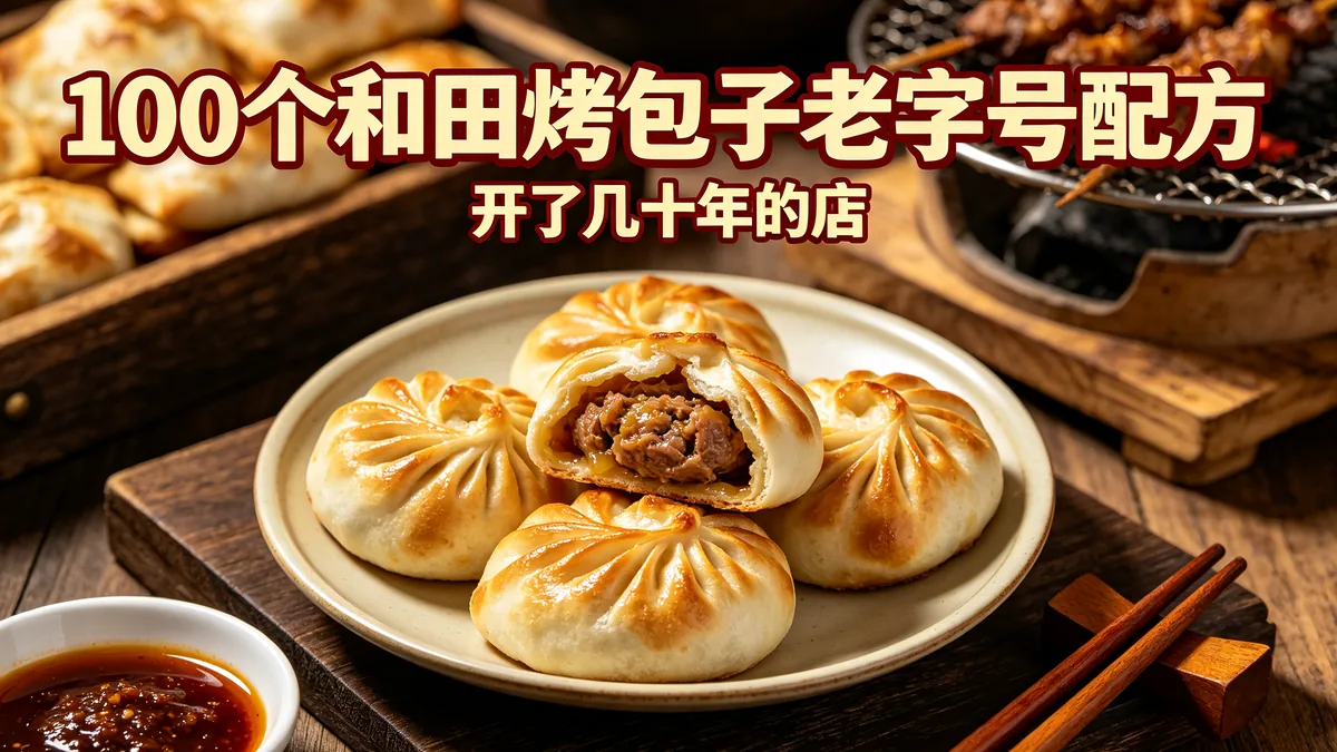 100个和田烤包子老字号配方 开了几十年的店