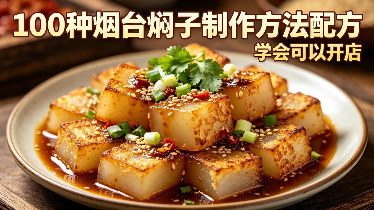 100种烟台焖子制作方法配方 学会可以开店