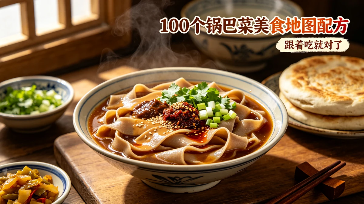 100个锅巴菜美食地图配方 跟着吃就对了