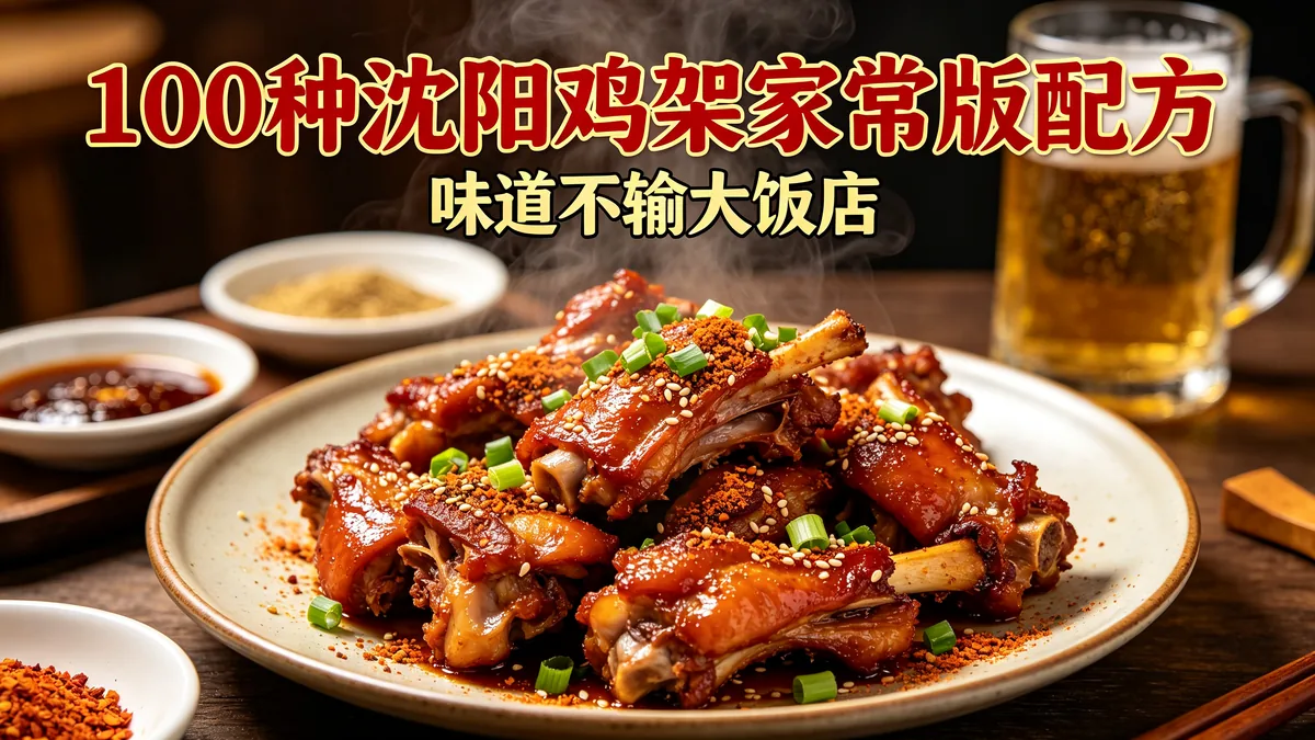 100种沈阳鸡架家常版配方 味道不输大饭店