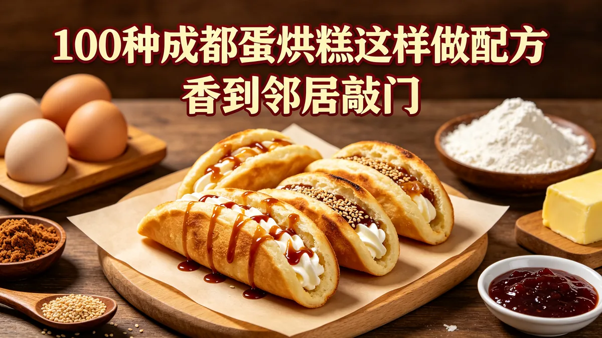 100种成都蛋烘糕这样做配方 香到邻居敲门