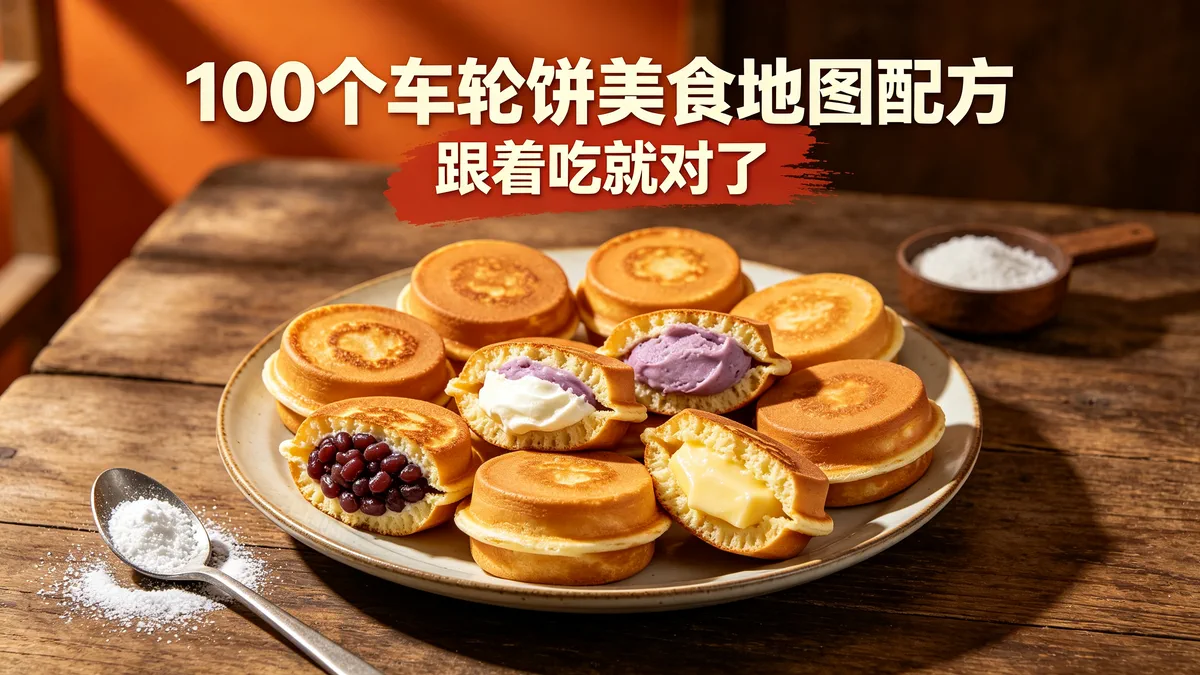 100个车轮饼美食地图配方 跟着吃就对了