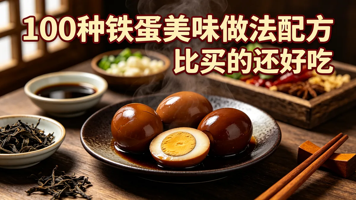 100种铁蛋美味做法配方 比买的还好吃