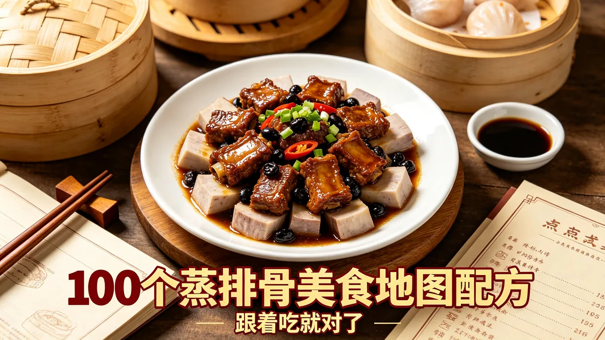 100个蒸排骨美食地图配方 跟着吃就对了