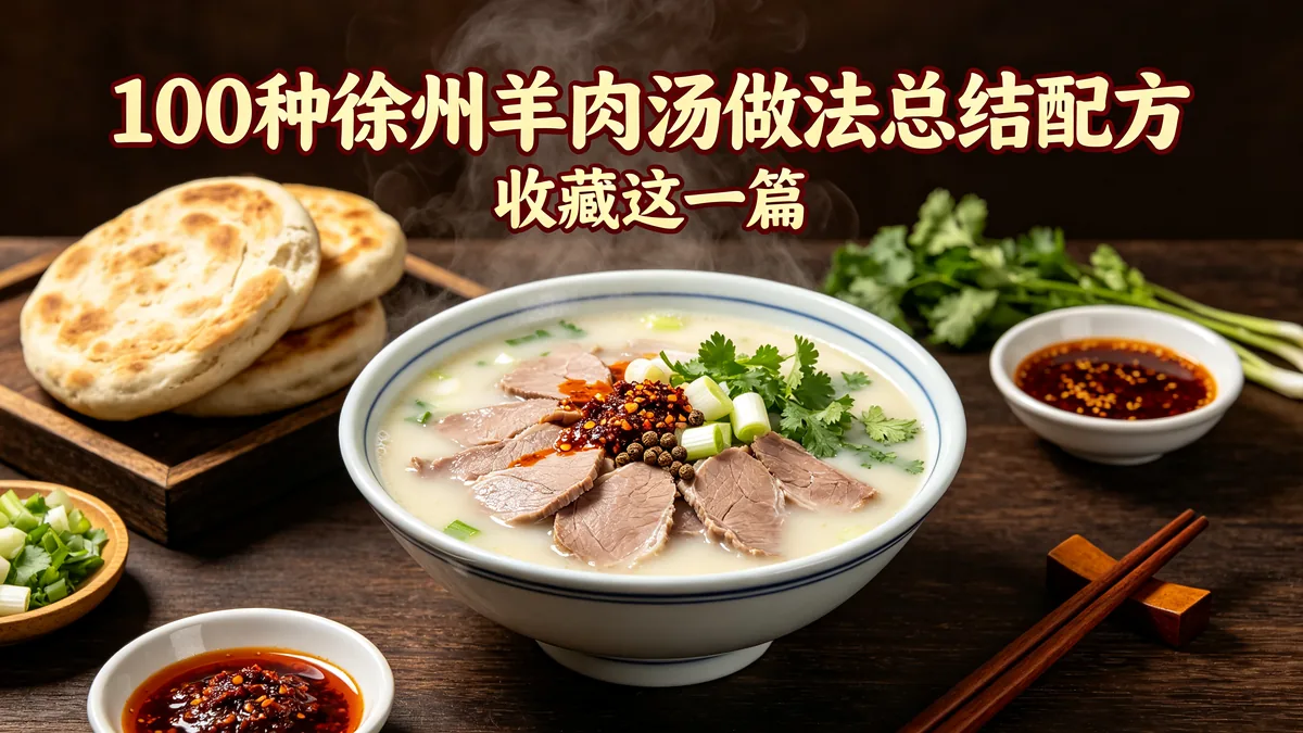 100种徐州羊肉汤做法总结配方 收藏这一篇