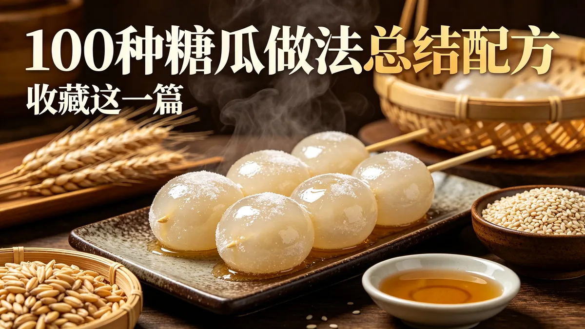 100种糖瓜做法总结配方 收藏这一篇
