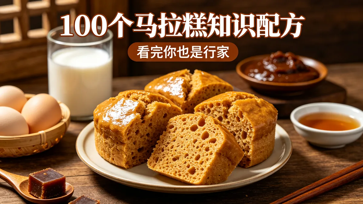 100个马拉糕知识配方 看完你也是行家