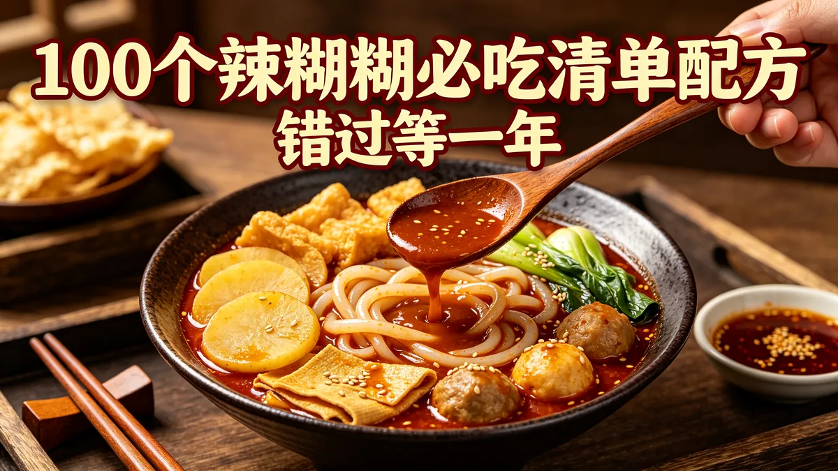 100个辣糊糊必吃清单配方 错过等一年