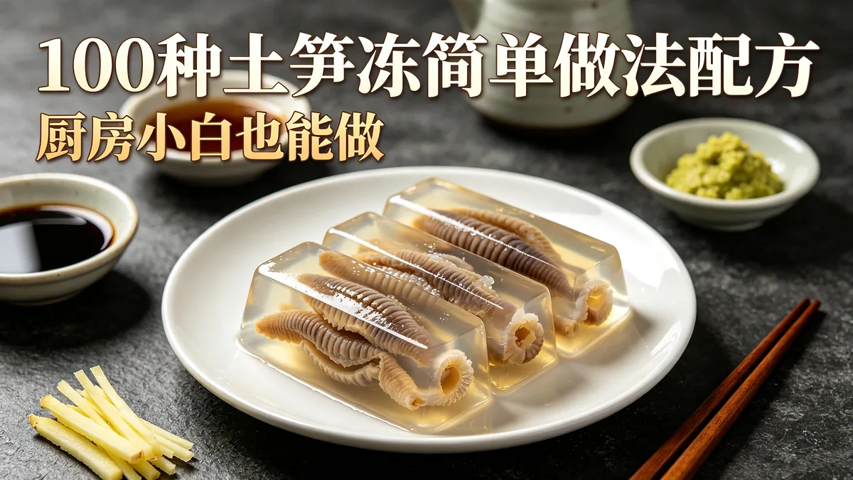100种土笋冻简单做法配方 厨房小白也能做
