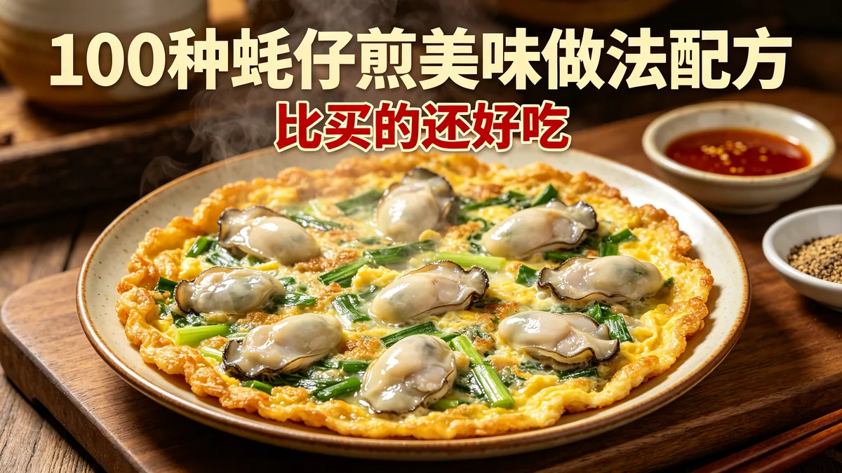100种蚝仔煎美味做法配方 比买的还好吃