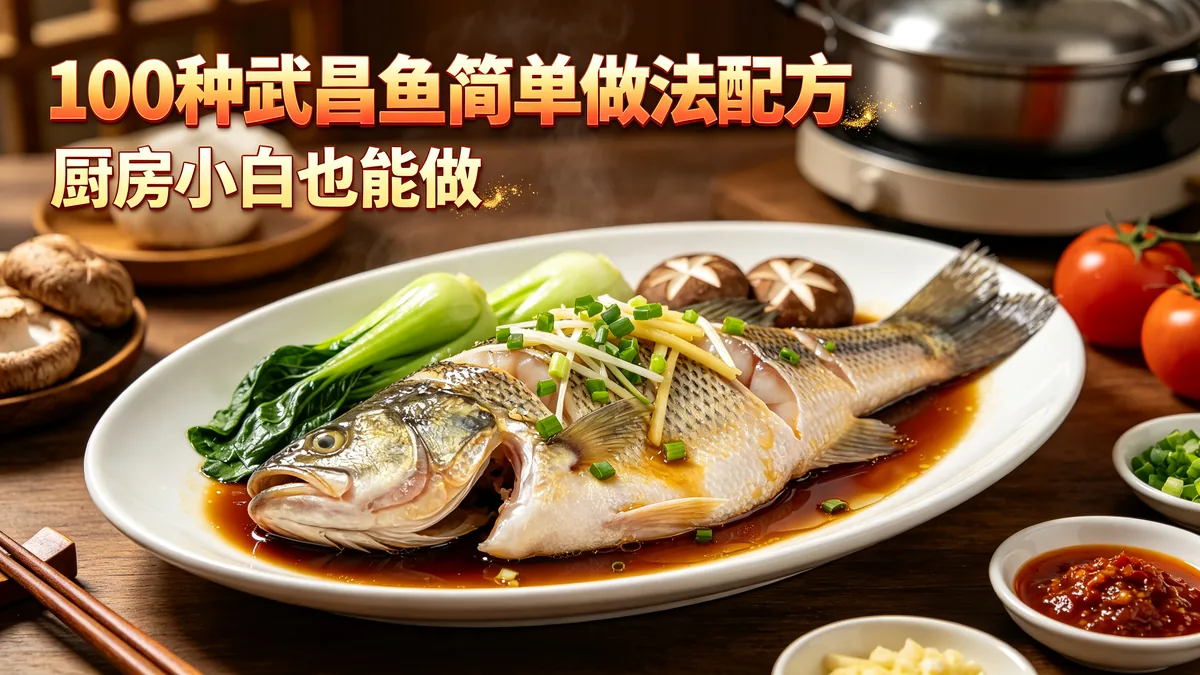 100种武昌鱼简单做法配方 厨房小白也能做