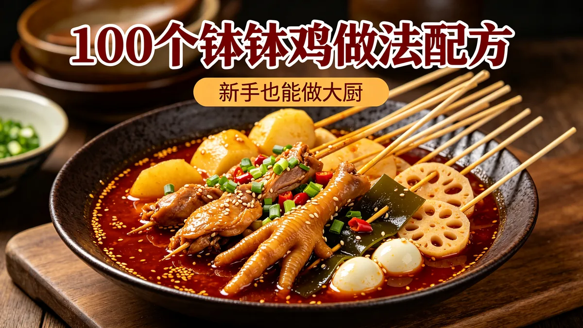 100个钵钵鸡做法配方 新手也能做大厨