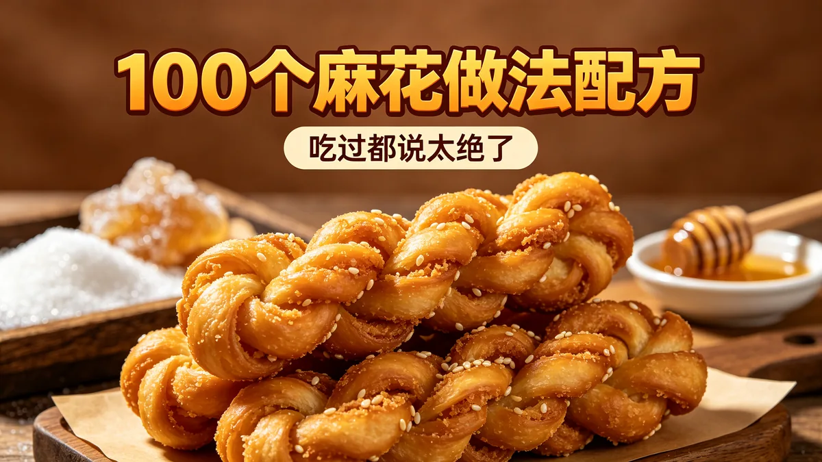 100个麻花做法配方 吃过都说太绝了