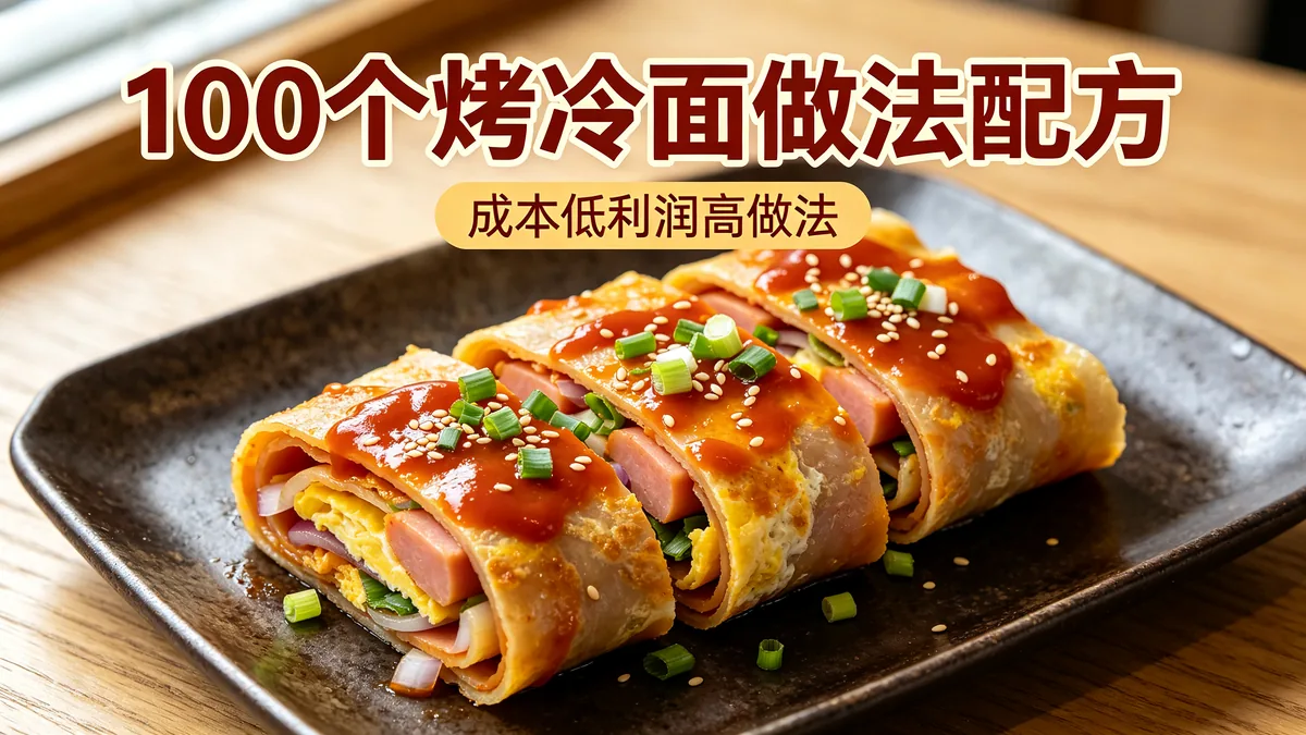 100个烤冷面做法配方 成本低利润高做法