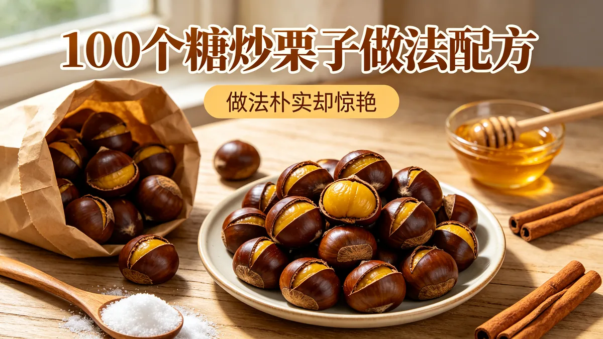 100个糖炒栗子做法配方 做法朴实却惊艳