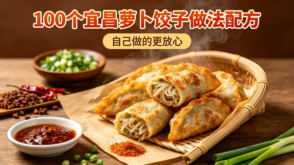 100个宜昌萝卜饺子做法配方 自己做的更放心