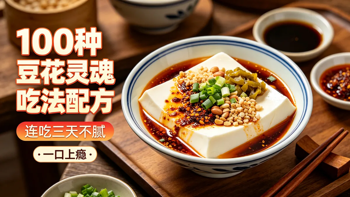 100种豆花灵魂吃法配方 连吃三天不腻