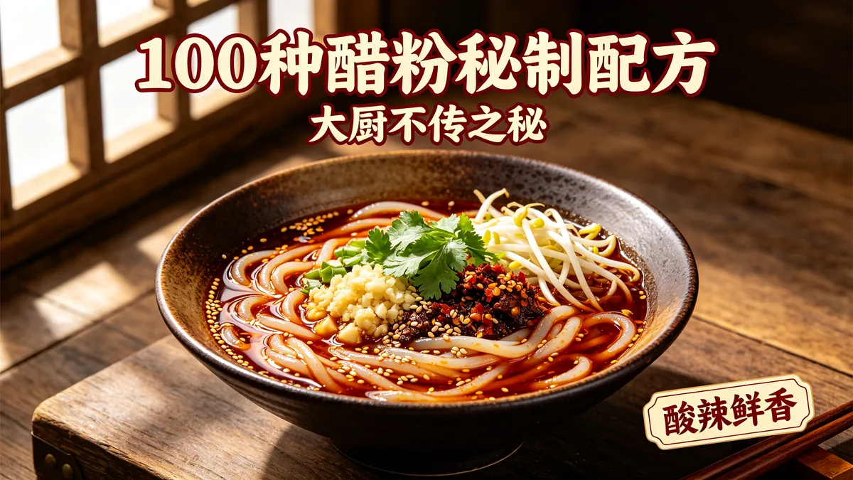 100种醋粉秘制配方 大厨不传之秘