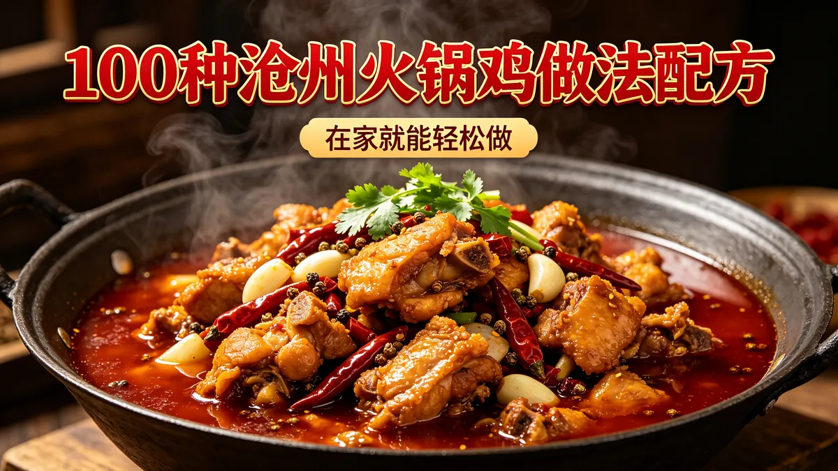 100种沧州火锅鸡做法配方 在家就能轻松做