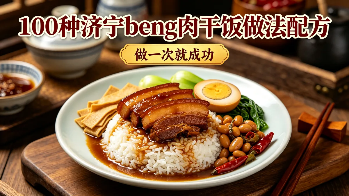 100种济宁甏肉干饭做法配方 做一次就成功