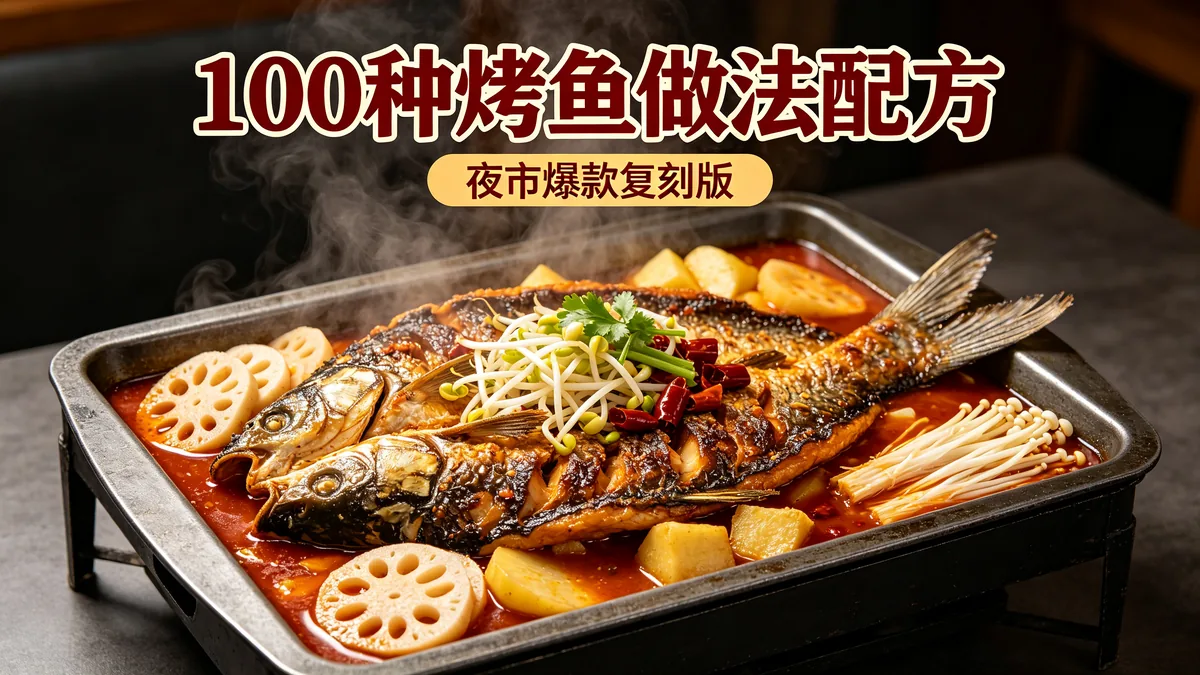 100种烤鱼做法配方 夜市爆款复刻版