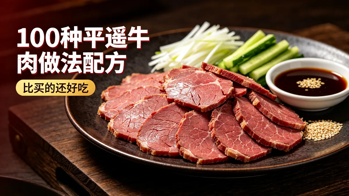 100种平遥牛肉做法配方 比买的还好吃