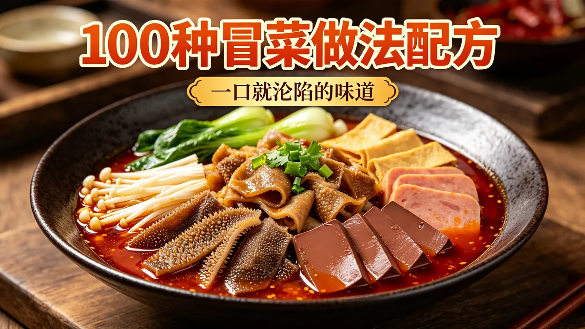 100种冒菜做法配方 一口就沦陷的味道