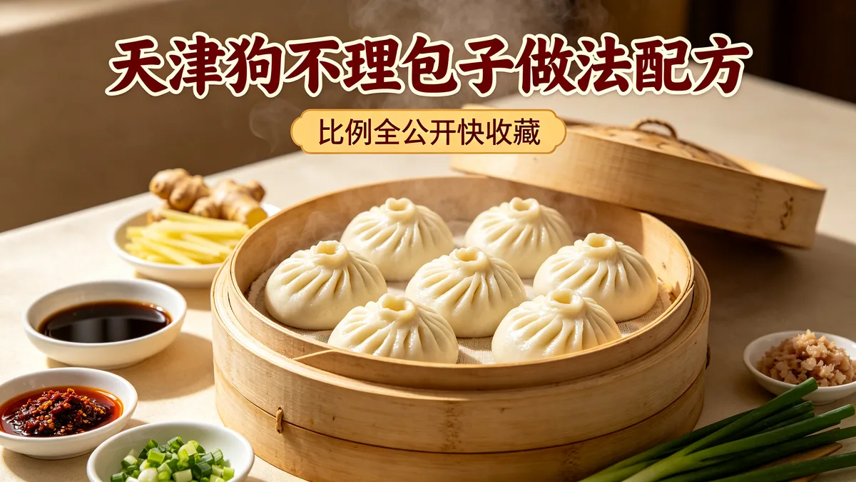 天津狗不理包子做法配方 比例全公开快收藏