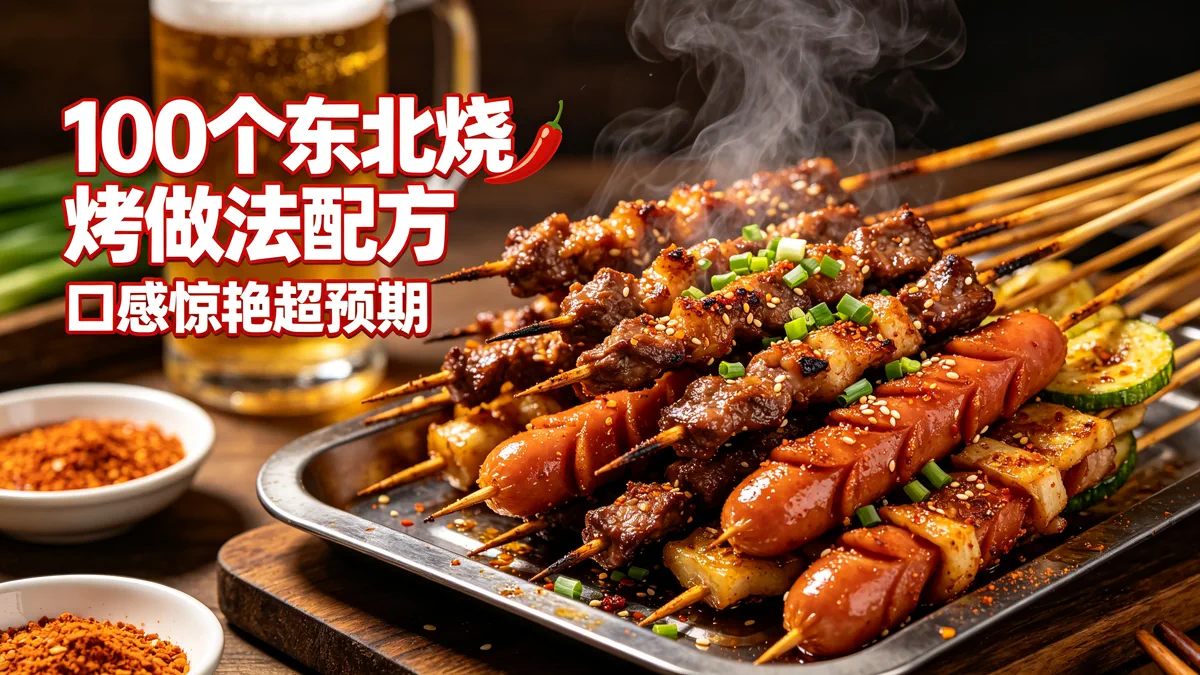 100个东北烧烤做法配方 口感惊艳超预期
